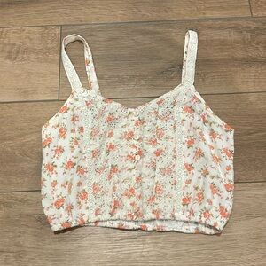 American Eagle size XXS tank top with roses